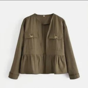 Zara olive green blazer